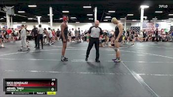 215 lbs Round 4 (6 Team) - Arwel Taku, Precision WC vs Nico Gonzalez, Validus WC