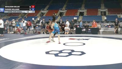 100 lbs Cons. Sub-semis - DeVaughn Miller, Alabama vs Parker Williams, Florida