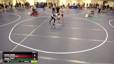 119 lbs Cons. Round 1 - Isaac Fort, Minnesota vs Evan Czepa, New Prague Wrestling