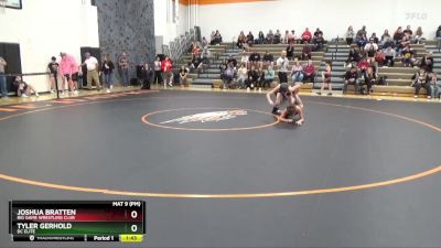 J-9 lbs Semifinal - Tyler Gerhold, DC Elite vs Joshua Bratten, Big Game Wrestling Club