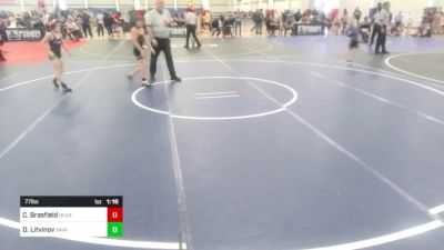 77 lbs Rr Rnd 3 - Collin Brasfield, Bear WC vs Danil Litvinov, Savage House WC