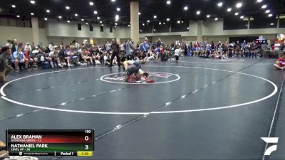 150 lbs Round 1 (32 Team) - Alex Braman, Assassins Green vs Nathaniel Park, Level Up