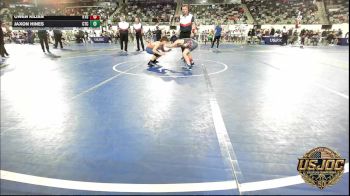 90 lbs Consi Of 4 - Owen Kilian, Kansas Young Guns vs Jaxon Hines, Comanche Takedown Club