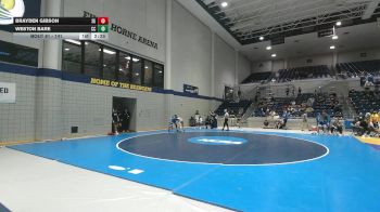 141 lbs Cons. Round 2 - Weston Bare, Coker vs Brayden Gibson, Shorter