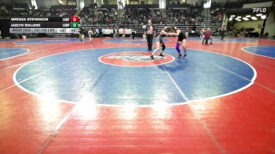 131-136 lbs Consi Of 8 #2 - Mressa Stevenson, Lumpkin County High School Wrestling vs Jaelyn Sullens, Lumpkin County High School Wrestling