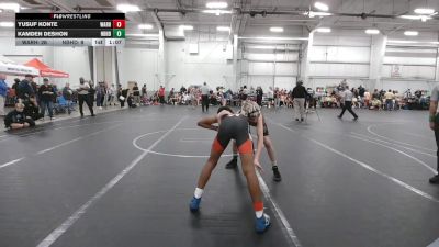 105 lbs Round 5 (8 Team) - Yusuf Konte, Warhawks vs Kamden DeShon, Neighborhood Wrestling