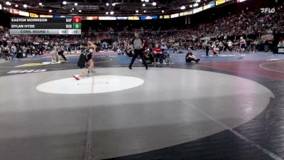 6A 126 lbs Cons. Round 1 - Dylan Hyde, Rigby vs Easton Morrison, Highland-P