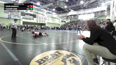190 lbs Cons. Round 1 - Joaquin Carr, FRANKLIN vs Adam Garbisch, Cleveland