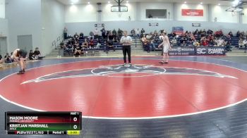 157 lbs 3rd Place Match - Kristjan Marshall, Avila vs Mason Moore, Friends University