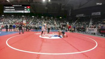 3A-190 lbs Champ. Round 1 - Kreed Kuntz, Wheatland vs Noah Lopez, Douglas