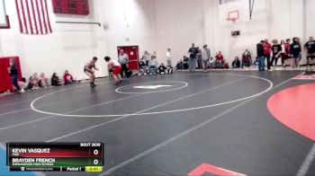 285 lbs Cons. Round 3 - Kevin Vasquez, Pike vs Brayden French, Shenandoah High School