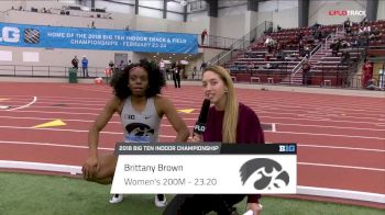 Brittany Brown Victorious In Her Third 200m Of The Season