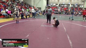 70 lbs Quarterfinal - Elliott Harris, Elevate Wrestling Club vs Bienvenido Padilla, Stronghold