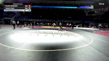 215 lbs Quarterfinal - Aidan Ford, Ponderosa vs Blake Meggers, Oak Ridge