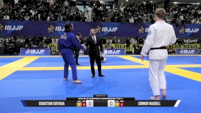 Connor Waddell vs Sebastian Guevara 2026 European Jiu-Jitsu IBJJF Championship