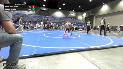 55 lbs Quarterfinal - Rage Faulkner, STE GENEVIEVE YOUTH WRESTLING CLUB vs Baker James, Cowboy Wrestling Club