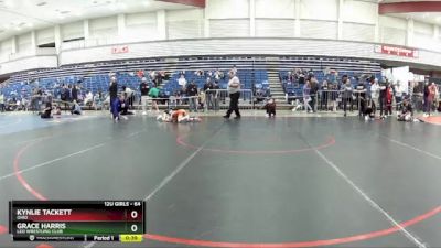 64 lbs Semifinal - Kynlie Tackett, Ohio vs Grace Harris, Leo Wrestling Club