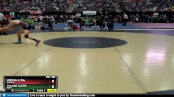 126 lbs Champ. Round 1 - Jordan Loya, Madison vs Tucker Clark, Rigby
