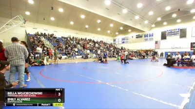 135 lbs Cons. Round 2 - Bella Wojciechowski, Thousand Oaks High School vs Emily Alvarez, Eastvale Elite