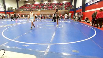 144 lbs Quarterfinal - Desmond McClellan, Tulsa Union vs Brice Lozinsky, Berryhill High School