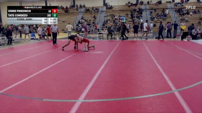 157 lbs Cons. Semi - Tate Condezo, Southwest State vs Owen Friedrich, UNATTACHED