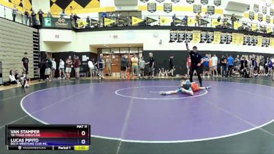 77 lbs Quarterfinal - Van Stamper, Tri Titans Wrestling vs Lucas Pipito, Delta Wrestling Club Inc.