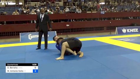 Dardan Berisha vs Mario Antonio Solis 2024 Pan IBJJF Jiu-Jitsu No-Gi Championship