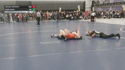 235 lbs Champ. Rd Of 16 - Abigail Erfurth, Purler Wrestling vs Eden Hach, Heartland Wrestling Academy