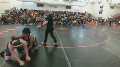 142-150 lbs Round 1 - Kasen Smith, Cody Middle School vs Sebastian Nieto, Worland Middle School