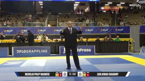 Zain Ahmad Chaudhry vs Nicholas Philip Wagniere 2026 Pan Jiu Jitsu IBJJF Championship