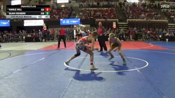 126 lbs 5th Place Match - Eliah Rogers, Minot High School vs Kahle Hill, Corvallis