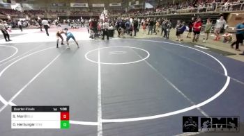 109 lbs Quarterfinal - Sean Marill, Ellicott High School vs Dinger Herburger, Steel City Reloaded WC