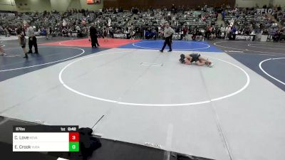 87 lbs Quarterfinal - Camden Love, Nevada Elite vs Easton Crook, Yuba Sutter Combat