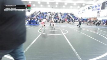 130 lbs Quarterfinal - Alexa Torres, Golden West vs Izabella Luna, Fullerton
