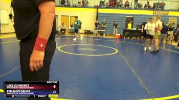 138 lbs Cons. Semi - Jace Schwartz, Kanza FS/GR Wrestling Club vs Emiliano Gauna, Kanza FS/GR Wrestling Club