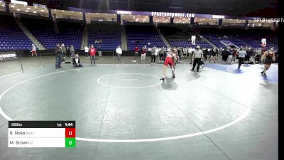 195 lbs 7th Place - Ronan Noke, Burlington vs Micheal Brown, Central Catholic