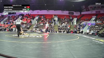 120 lbs Semifinals (8 Team) - Ryan Totten, Detroit Catholic Central HS vs Noah Vogt, Clarkston HS