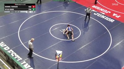 132 lbs Round Of 64 - Daniel Vargas, Parkland vs Kyle Eger, Penn Cambria