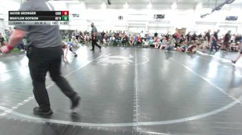 85 lbs Semifinal - Jacob Georger, Carrollton Warriors - MS vs Braylon Dotson, WV Wild - MS