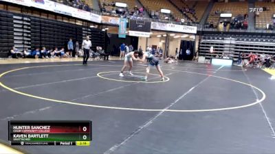 125 lbs Cons. Round 2 - Kaven Bartlett, Unattached vs Hunter Sanchez, Colby Community College