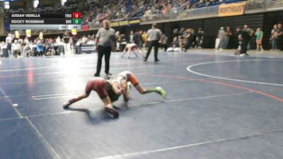 80 lbs Consy 4 - Josiah Verilla, Tyrone vs Rocky Roseman, Shikellamy