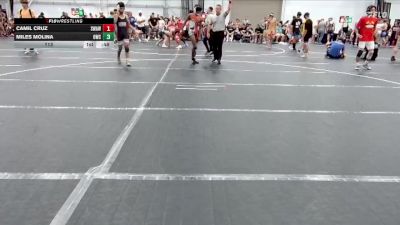 113 lbs Round 5 (6 Team) - Miles Molina, Outsiders WC vs Camil Cruz, Savage WA White