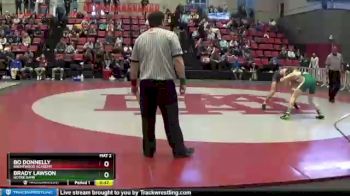 132 lbs Cons. Round 1 - Bo Donnelly, Brentwood Academy vs Brady Lawson, Notre Dame