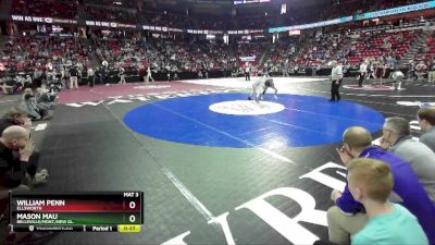 D2-138 lbs Cons. Semi - Mason Mau, Belleville/Mont./New Gl. vs William Penn, Ellsworth