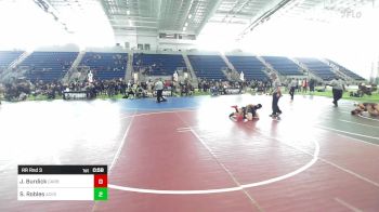 123 lbs Rr Rnd 3 - Jack Burdick, Carbon WC vs Steven Robles, Aces Wrestling Academy