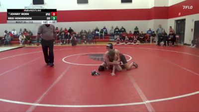 113 lbs Quarterfinal - Johnny Moen, AP-GC vs Reid Hendrikson, Garner-Hayfield/Ventura