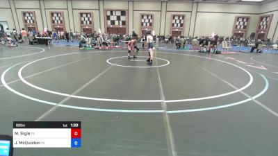 88 lbs Semifinal - Mason Sigle, Pa vs Jay McQuiston, Pa