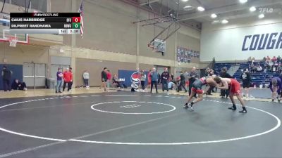 174 lbs Cons. Round 4 - Caius Harbridge, Simon Fraser (B.C.) vs Dilpreet Randhawa, Burnaby Mountain Wrestling Club