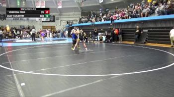 190 lbs 5th Place Match - Lilly Colburn, Benton Community vs Jordynn Fink, Center Point-Urbana