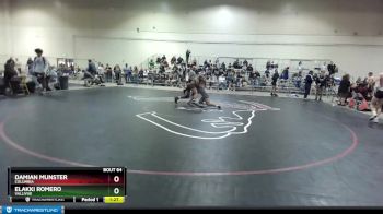 160 lbs Quarterfinal - Damian Munster, Columbia vs Elakki Romero, Vallivue